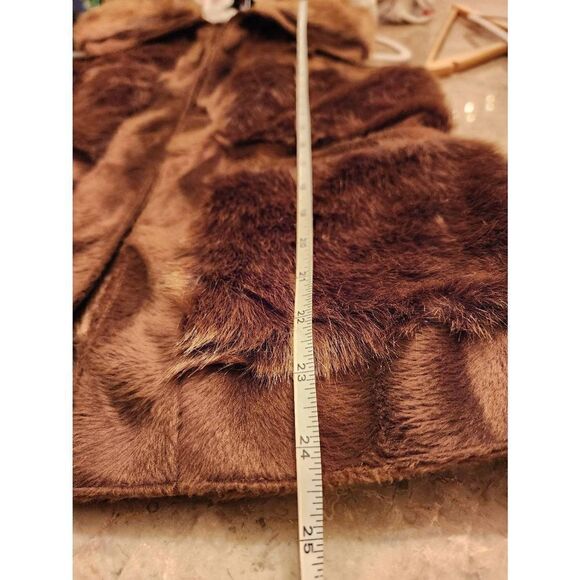 Rlz faux fur vest size xxs - Picture 4 of 9